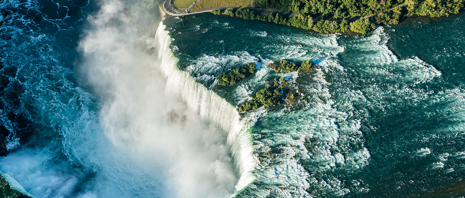 Horseshoe Falls Aerial View