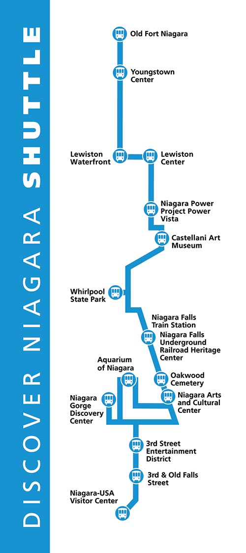 Shuttle route map